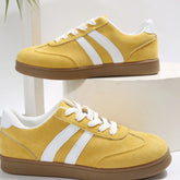 Round Toe Platform Sneakers